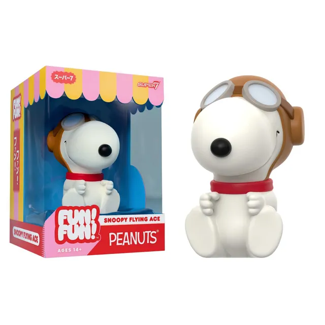Super7 Peanuts Fun Fun Wave 02 Snoopy Flying Ace figurină 12cm