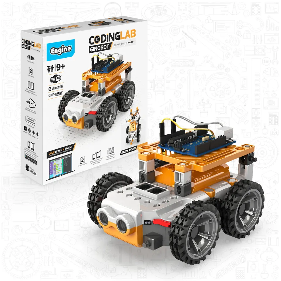 Engino Coding Lab GinoBot robot programabil 2 modele senzori