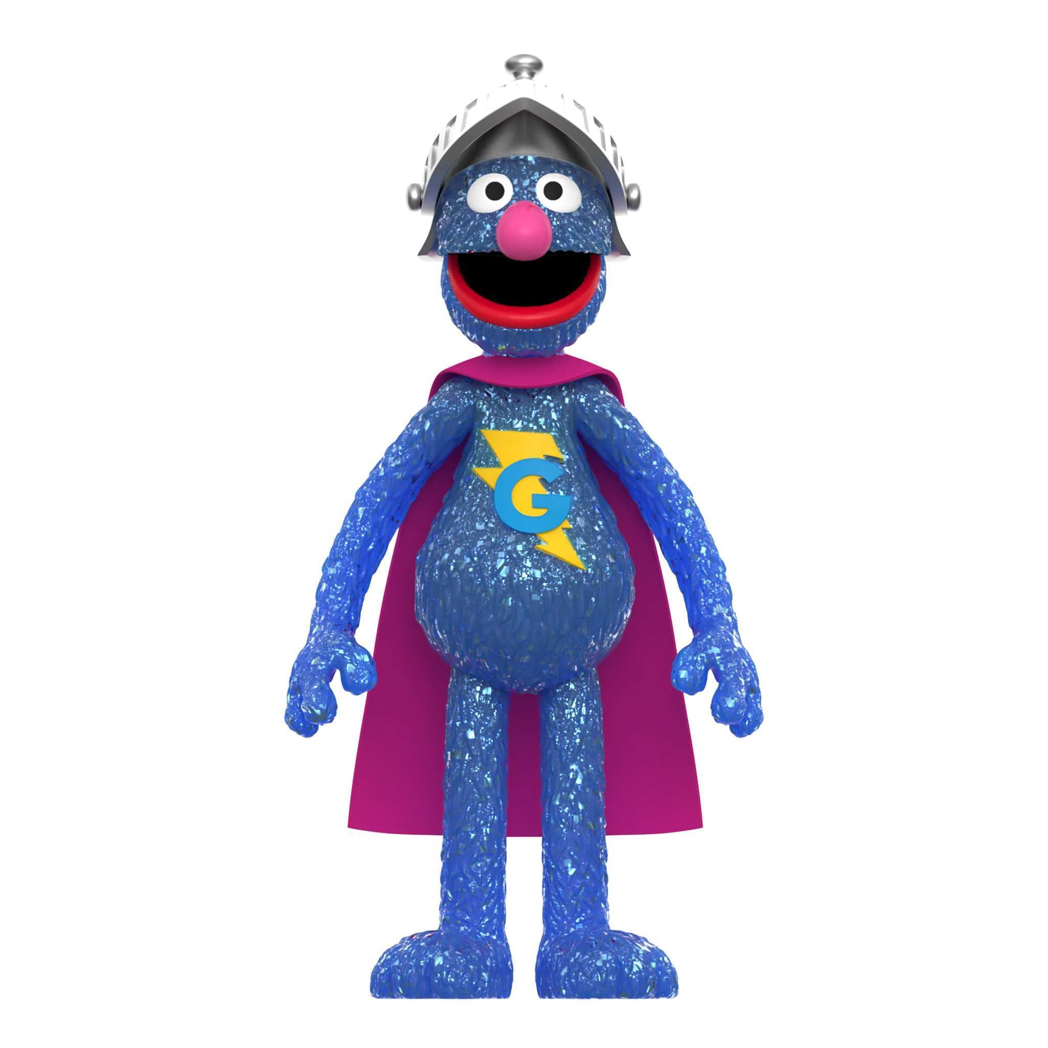 Super7 Sesame Street Super Grover figurina blind box 3.75 inch
