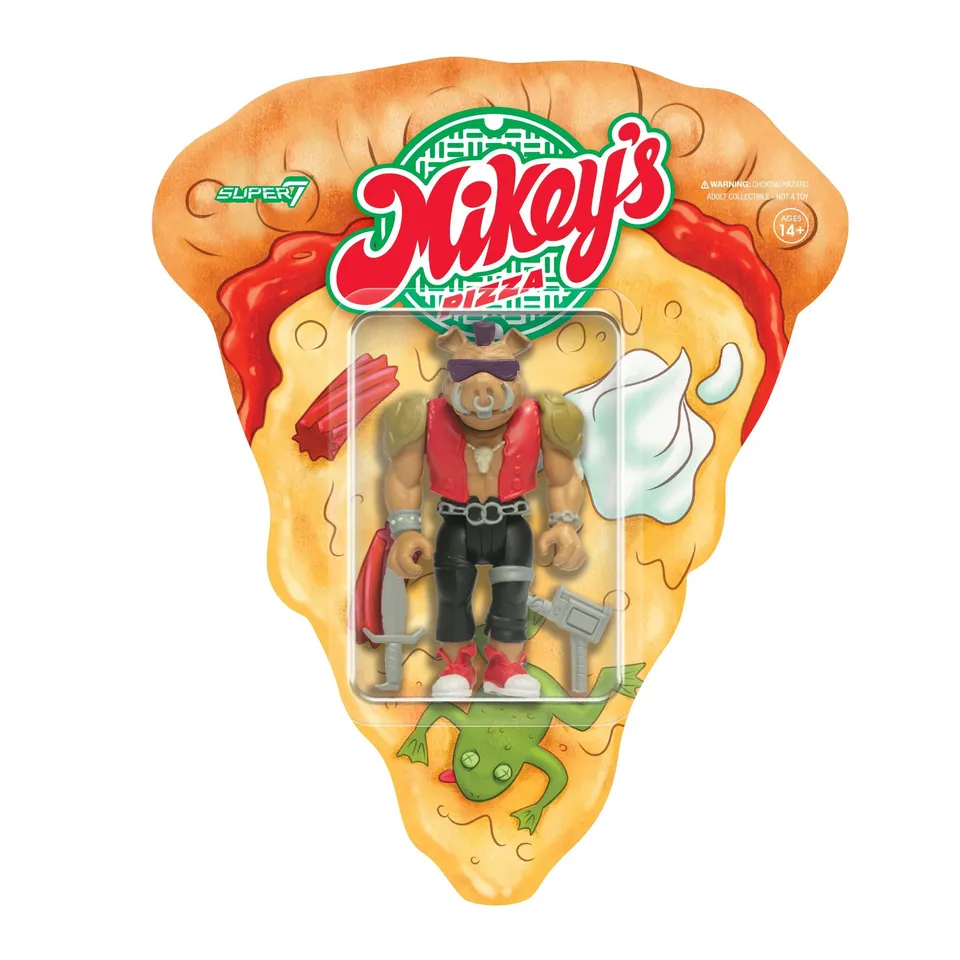 Super7 ReAction Bebop Weird Pizza To Go figurină