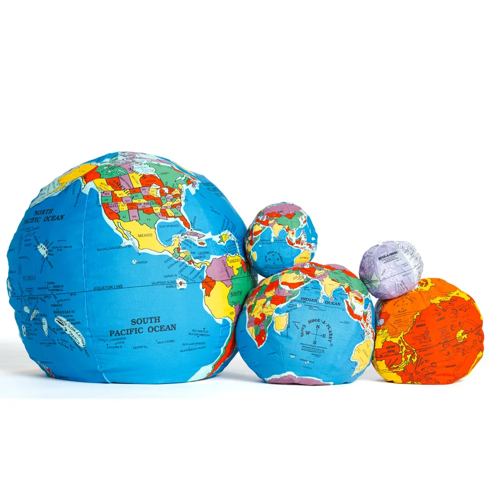 Hugg a Planet Super Bundle set 5 globuri plusate familie