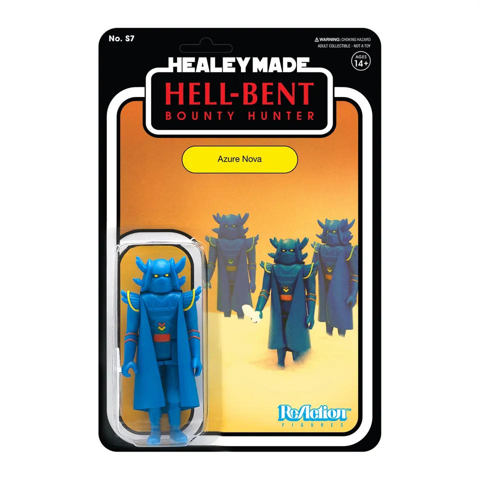 Super7 Healeymade ReAction Hellbent figurina albastra