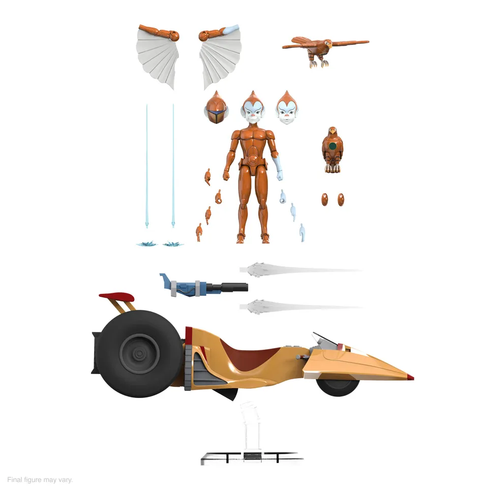 Super7 SilverHawks ULTIMATES Wave 05 figurine Copper Kidd + Space Racer