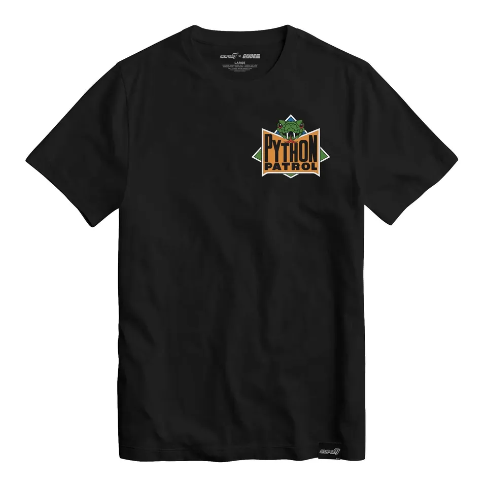 Super7 G.I. Joe Python Patrol tricou bumbac negru