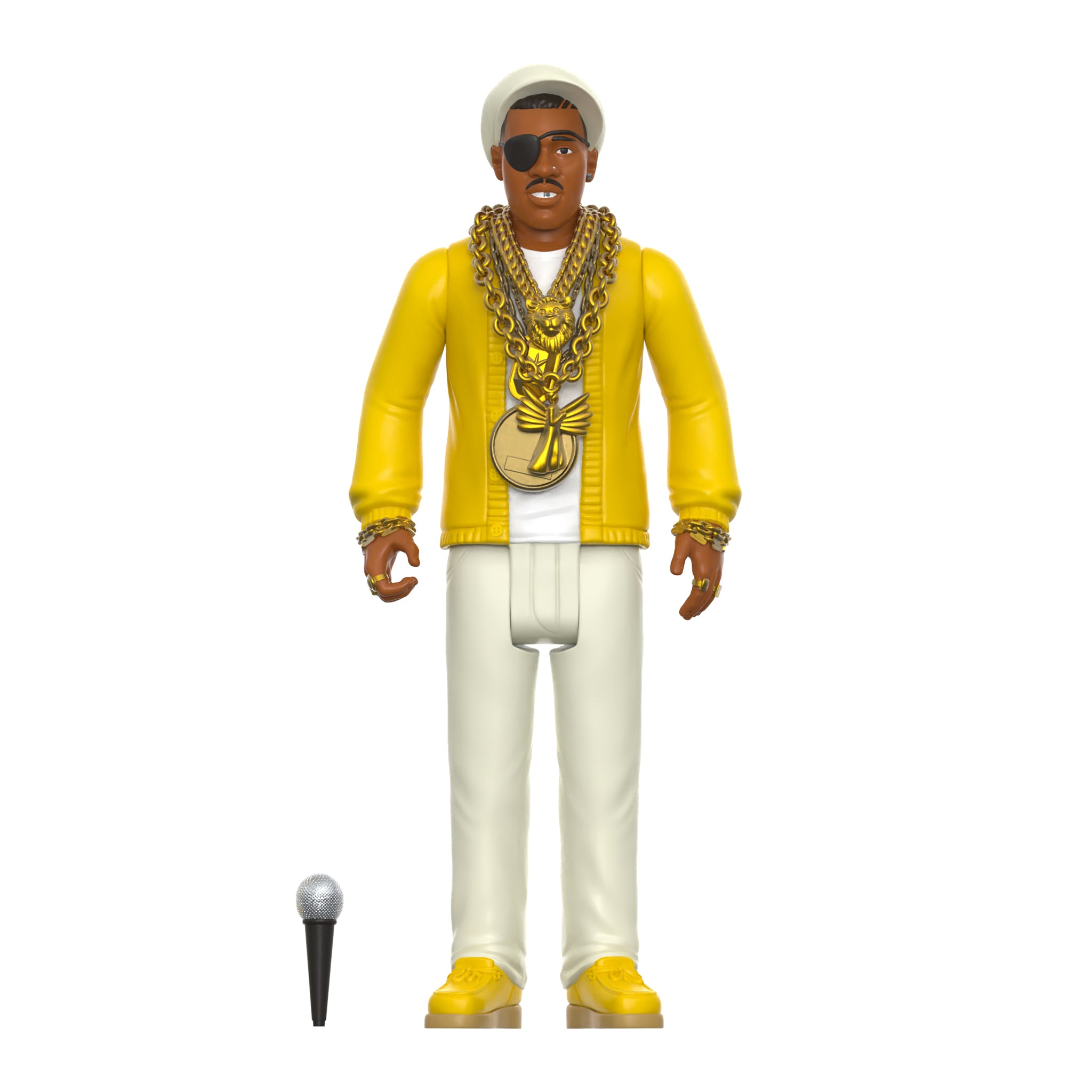 Super7 ReAction Slick Rick Wave 1 figurina 9,5 cm cu microfon