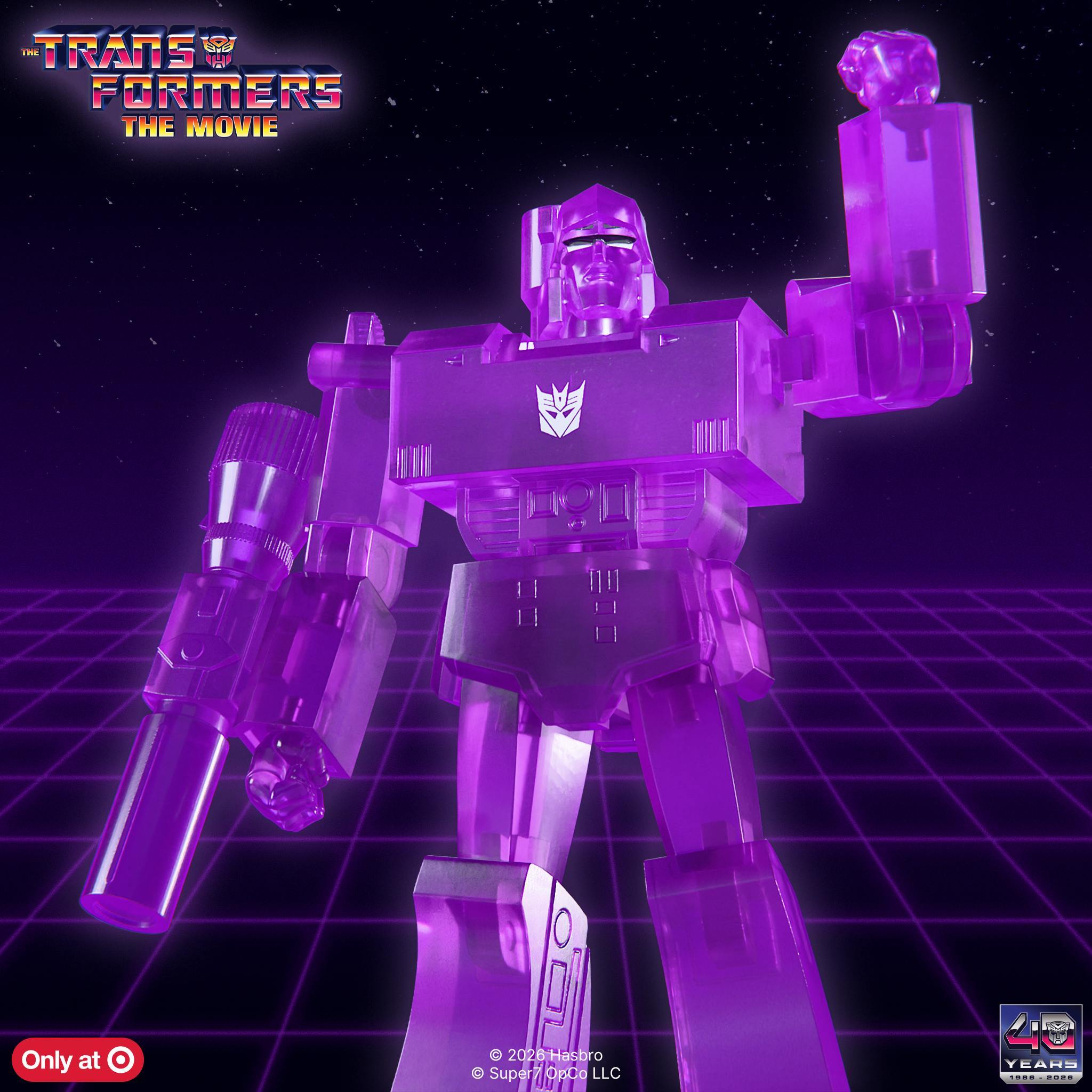 Super7 Transformers Megatron figurina mov 20 cm Deluxe
