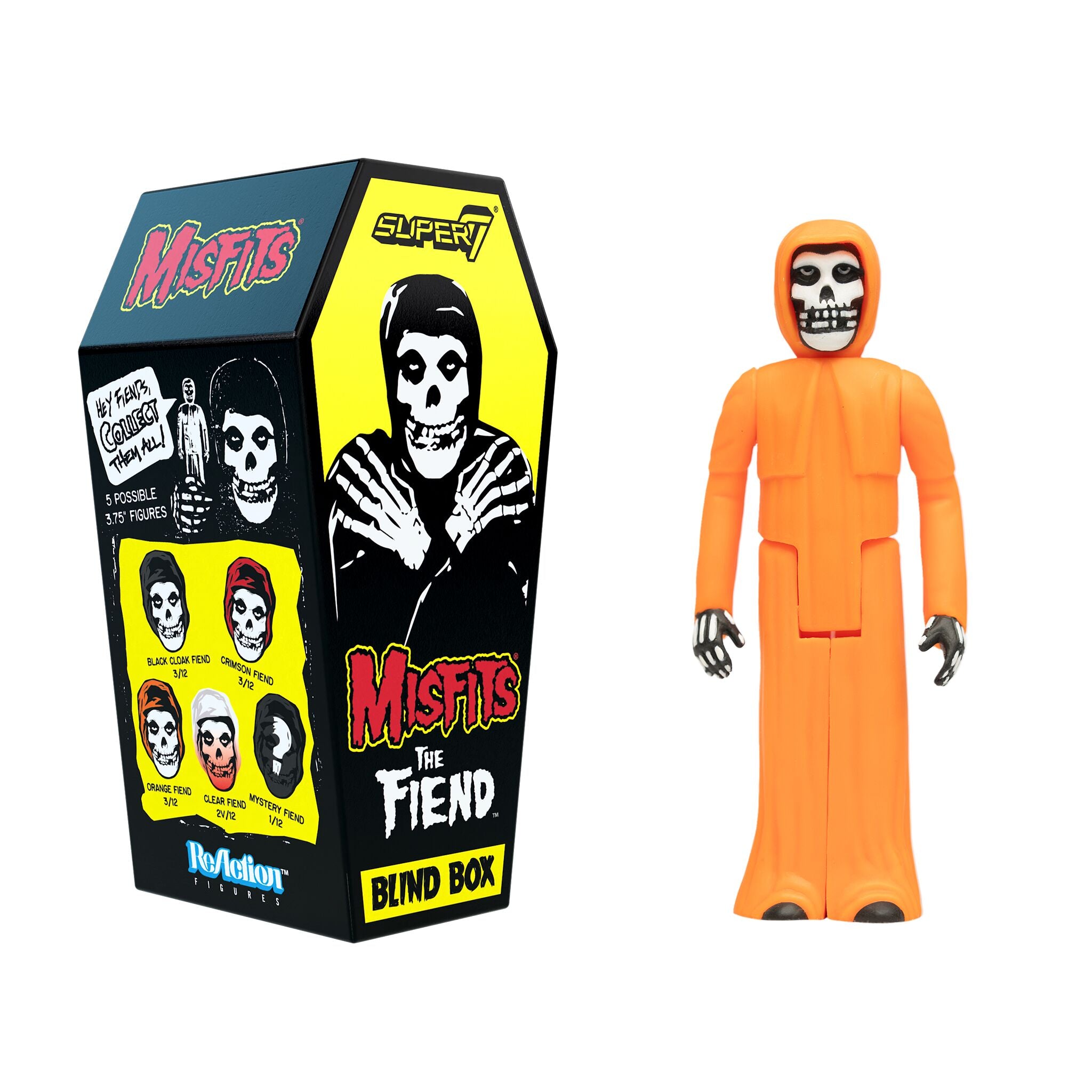 Super7 Misfits Fiend blind box figurină coșciug