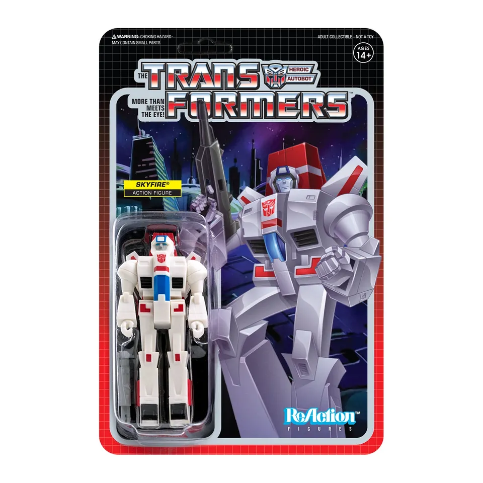 Super7 ReAction Transformers Skyfire figurina robot