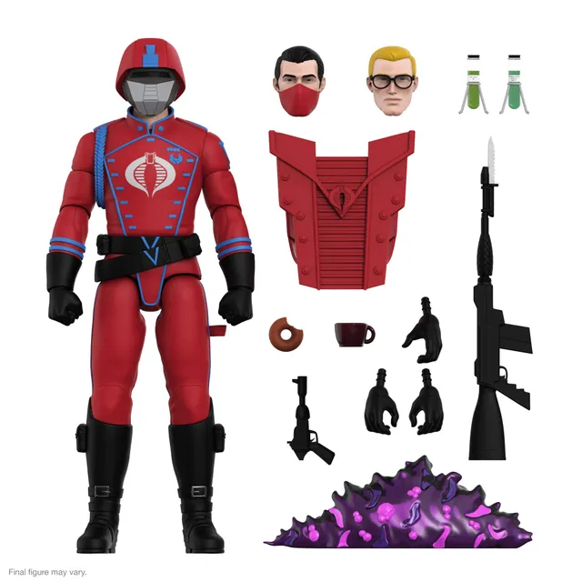Super7 ULTIMATES G.I. Joe Cobra Crimson Guard figurina 7 inch