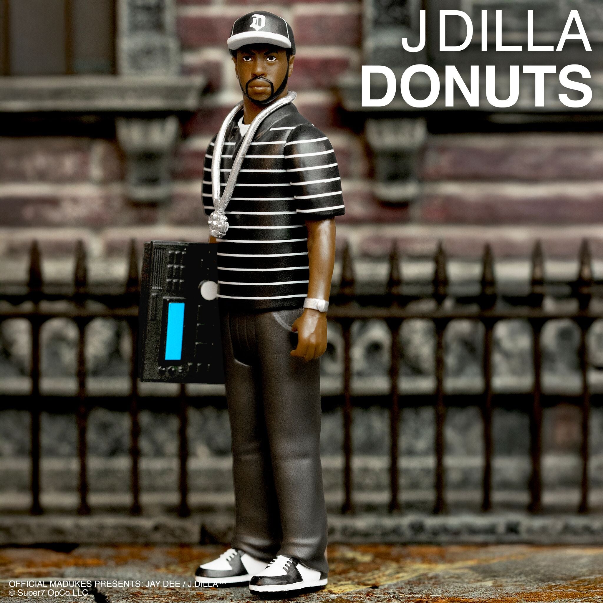 Super7 ReAction J Dilla Donuts Smile figurină