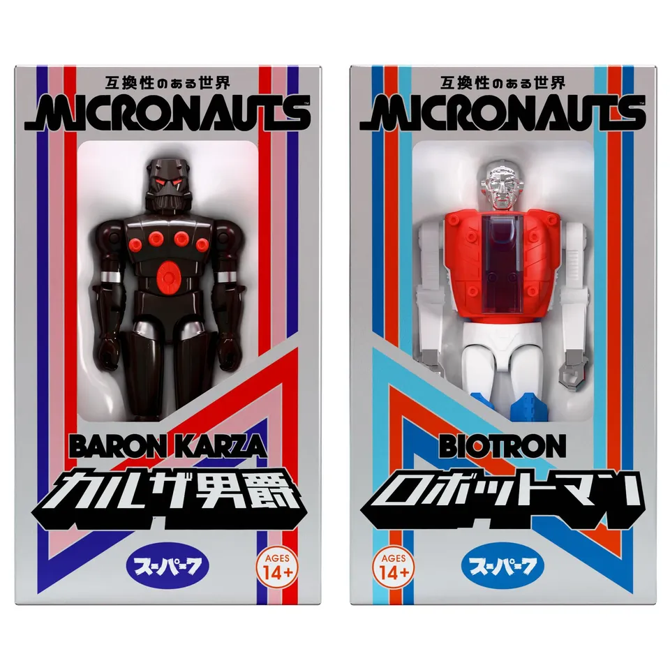 Super7 Micronauts ReAction+ figurine Baron Karza Biotron