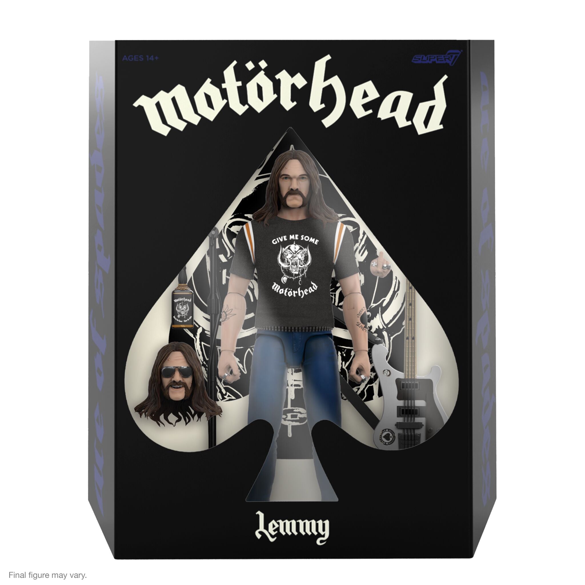 Super7 Motorhead Lemmy 1981 figurină chitară bas