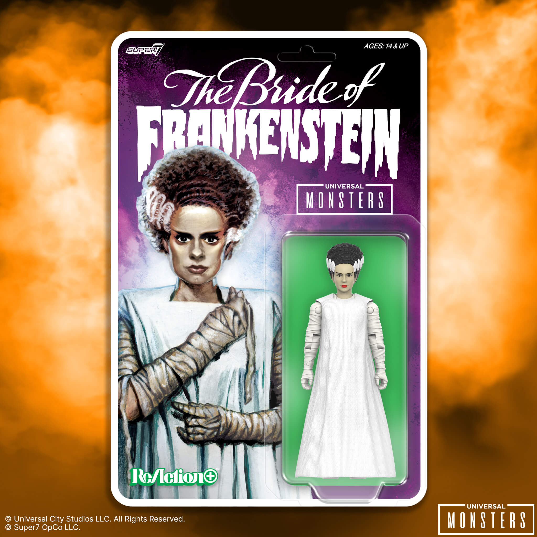 Super7 Universal Monsters Bride figurina 9 cm cu roba