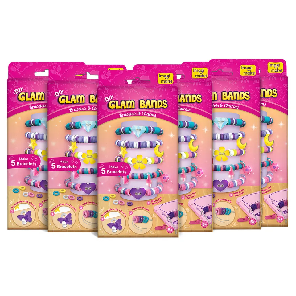 Imagimake Glam Bands set bratari 6 kituri 5 ani+