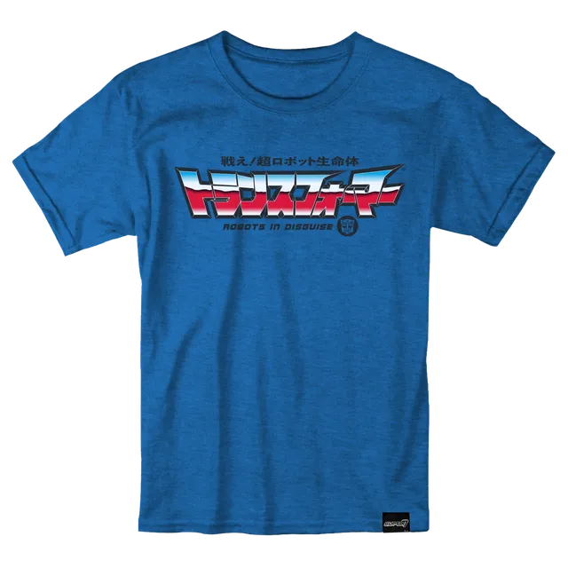 Super7 Transformers tricou logo japonez