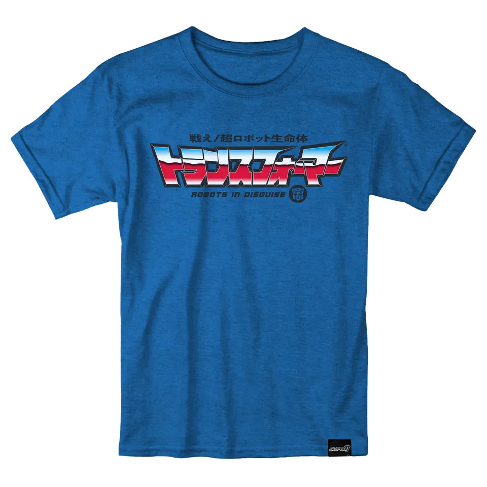 Super7 Transformers tricou logo japonez