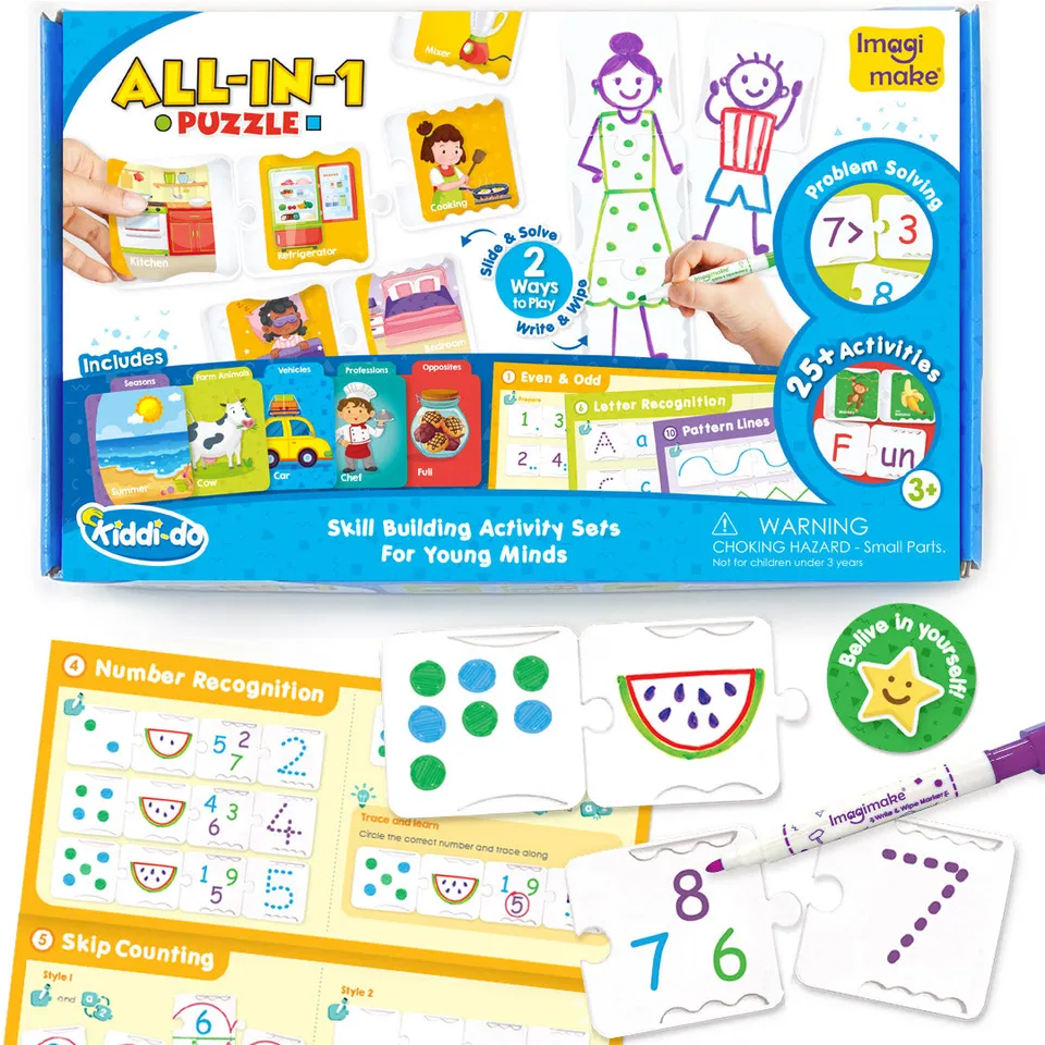 Imagimake Kiddi-do All-In-1 puzzle educativ 16 piese