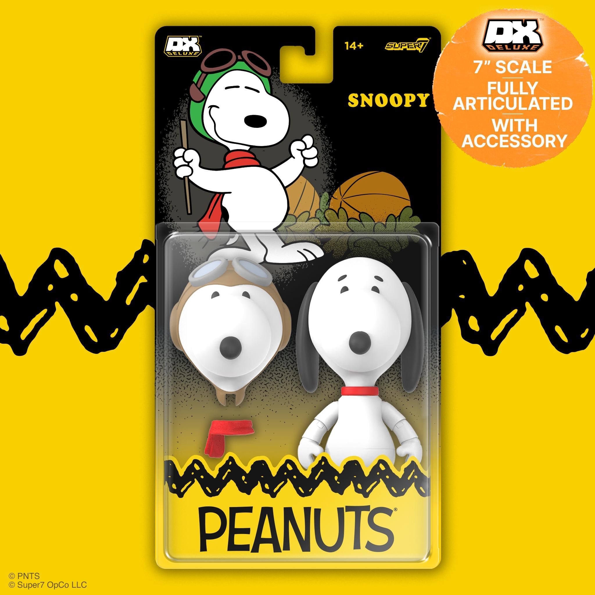 Super7 Peanuts Deluxe figurină Snoopy Flying Ace