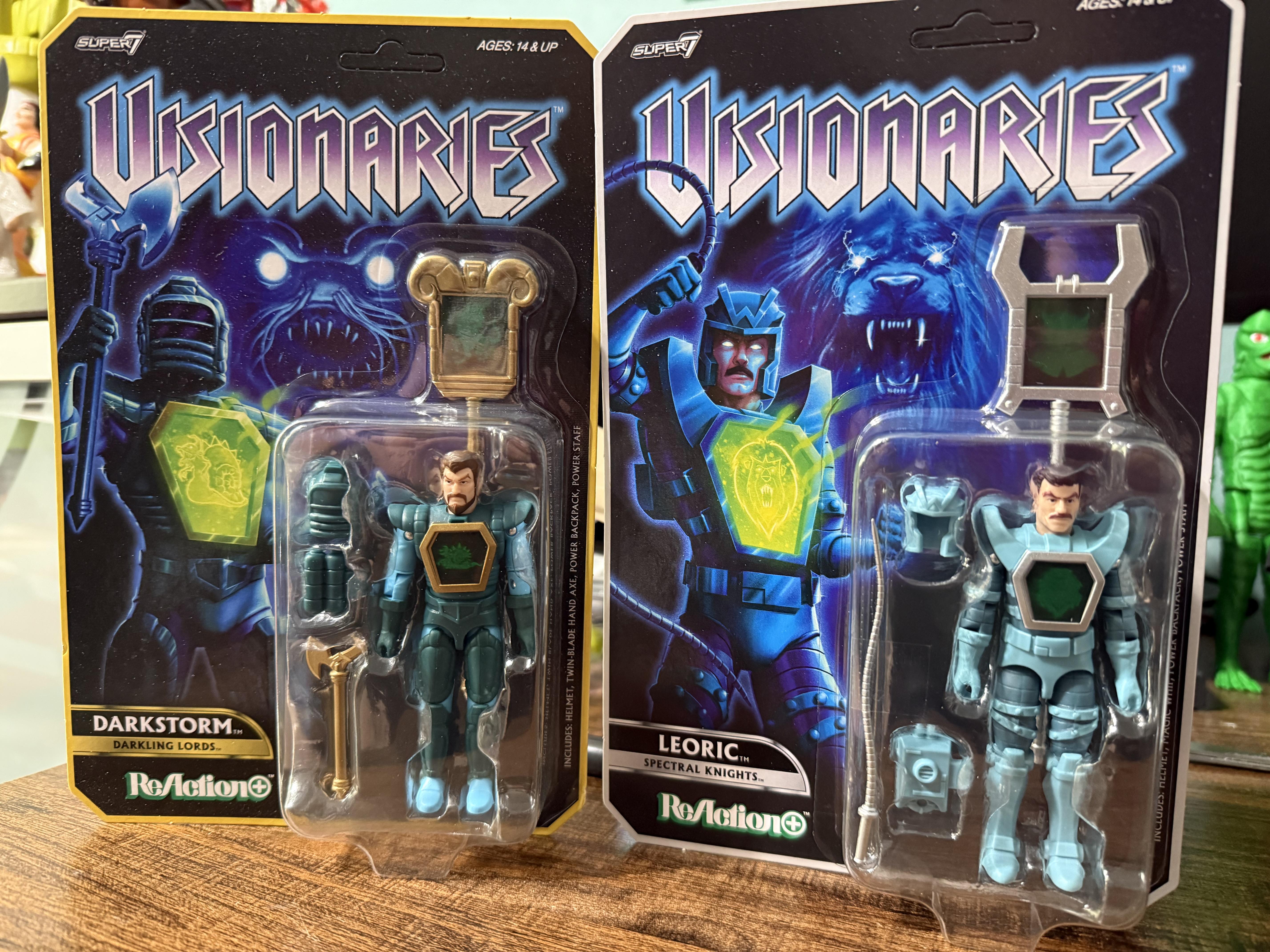 Super7 ReAction+ Visionaries Darkstorm figurina 4 inch