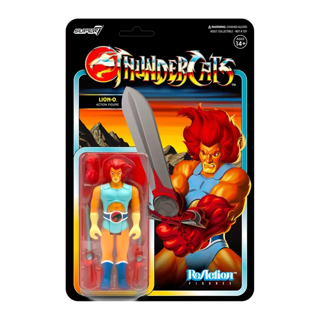 Super7 ThunderCats ReAction Lion-O figurina Toy Variant