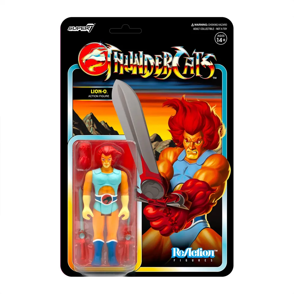 Super7 ThunderCats ReAction Lion-O figurina Toy Variant