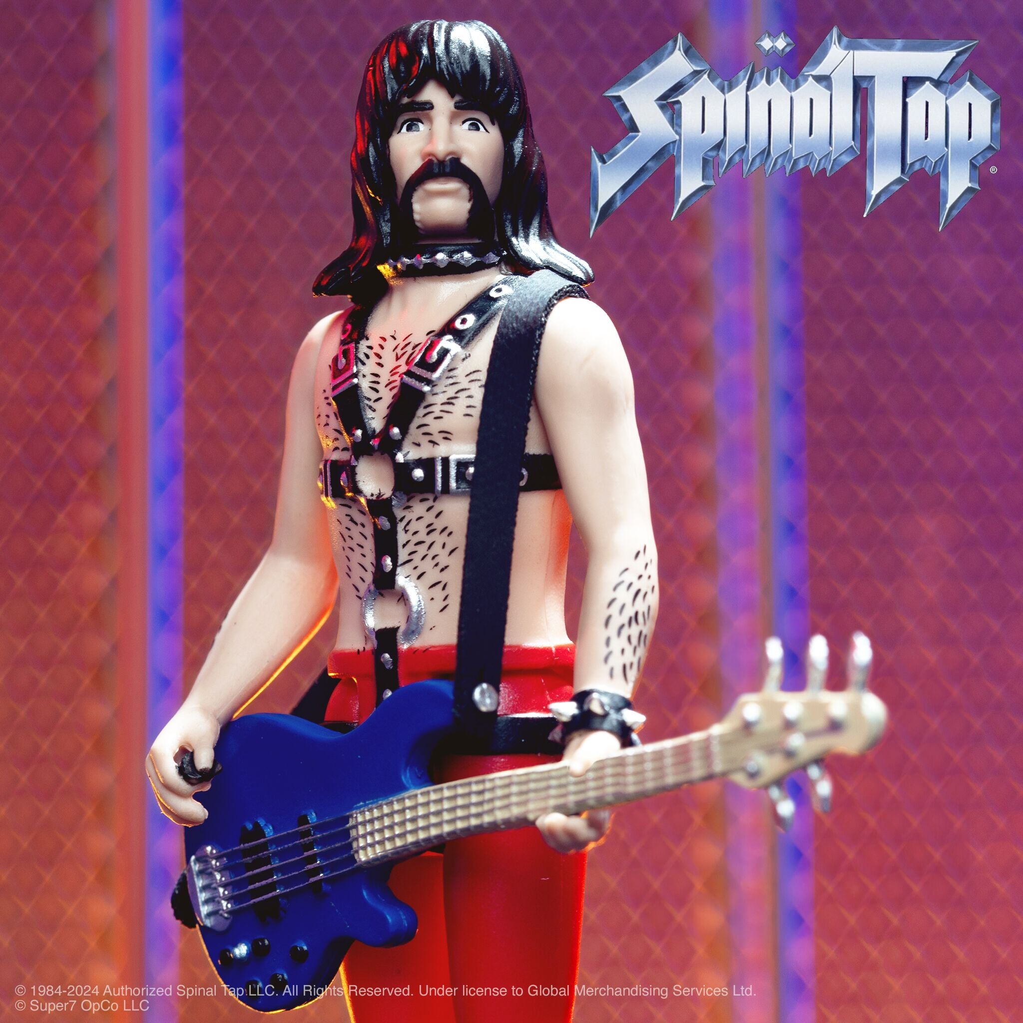 Super7 ReAction Spinal Tap Wave 1 set 3 figurine 3.75 inch