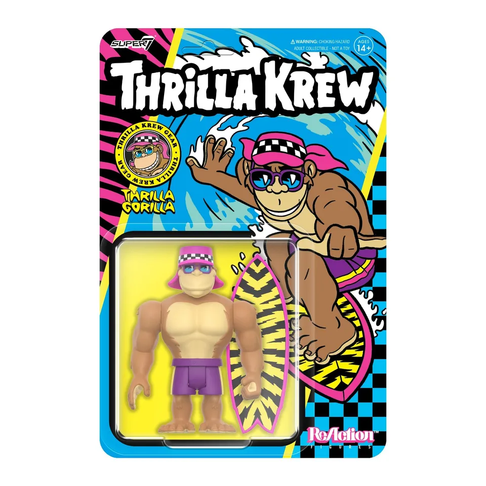 Super7 Thrilla Krew Wave 02 figurina Thrilla Gorilla mov