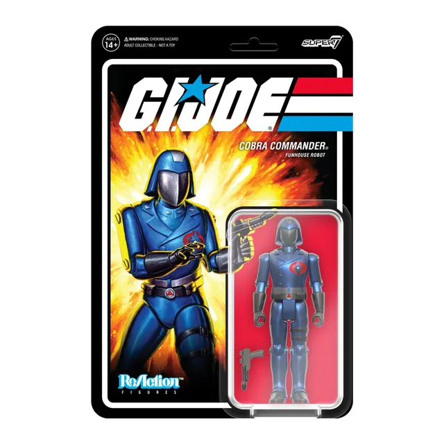 Super7 G.I. Joe ReAction Cobra Commander robot figurină
