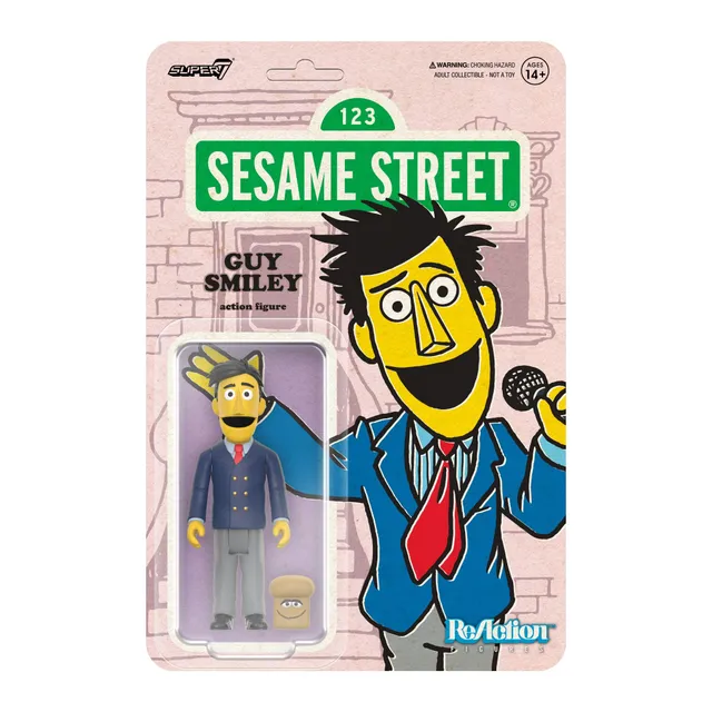 Super7 Sesame Street ReAction figurină Guy Smiley cu pâine