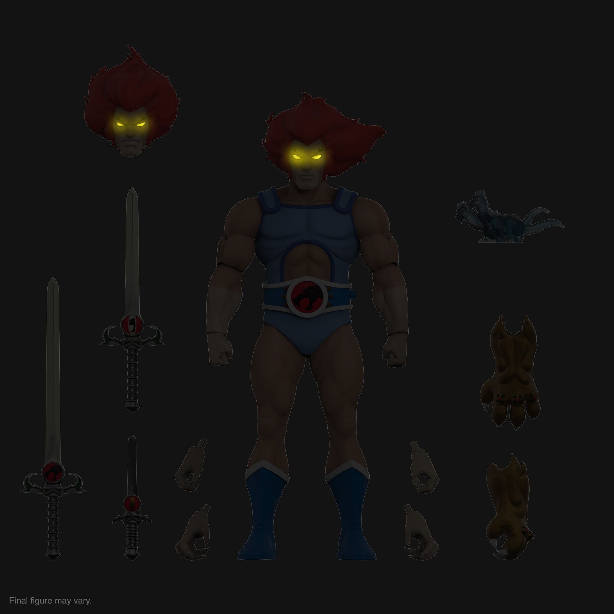 Super7 ThunderCats Ultimates Lion-O LED figurina 7"