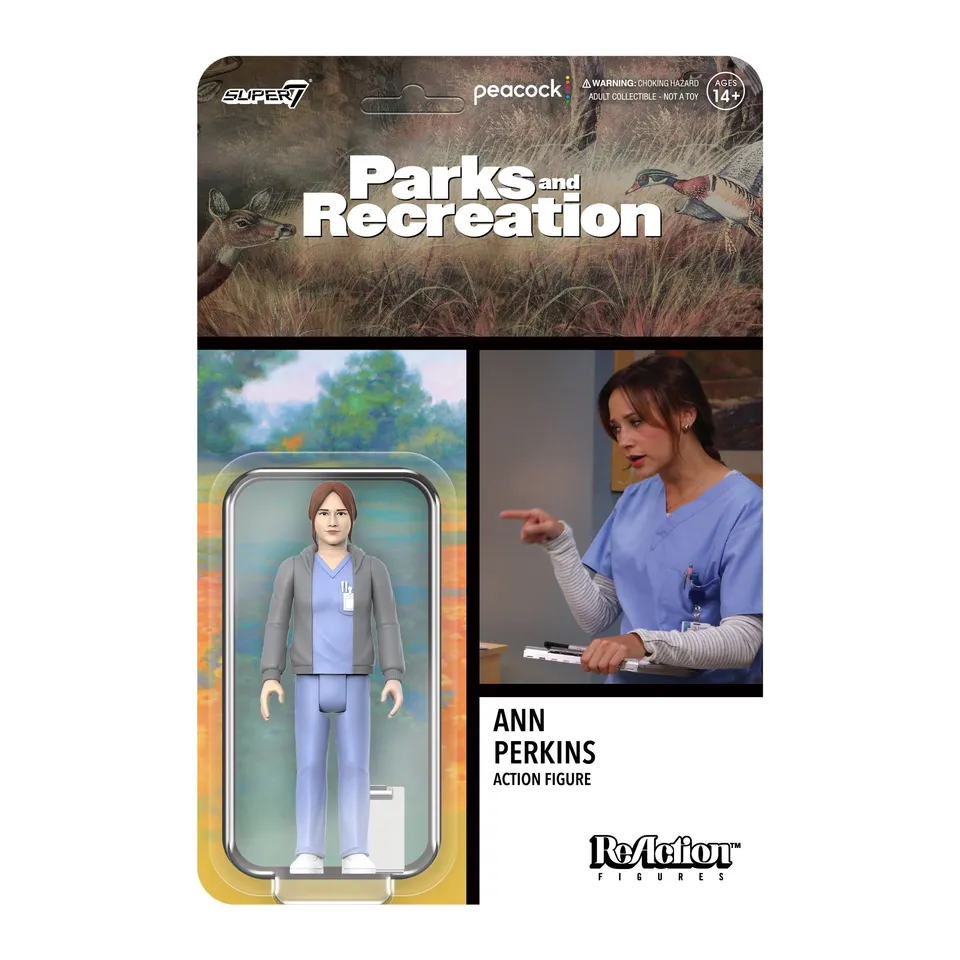 Super7 ReAction Nurse Ann Perkins figurina cu clipboard