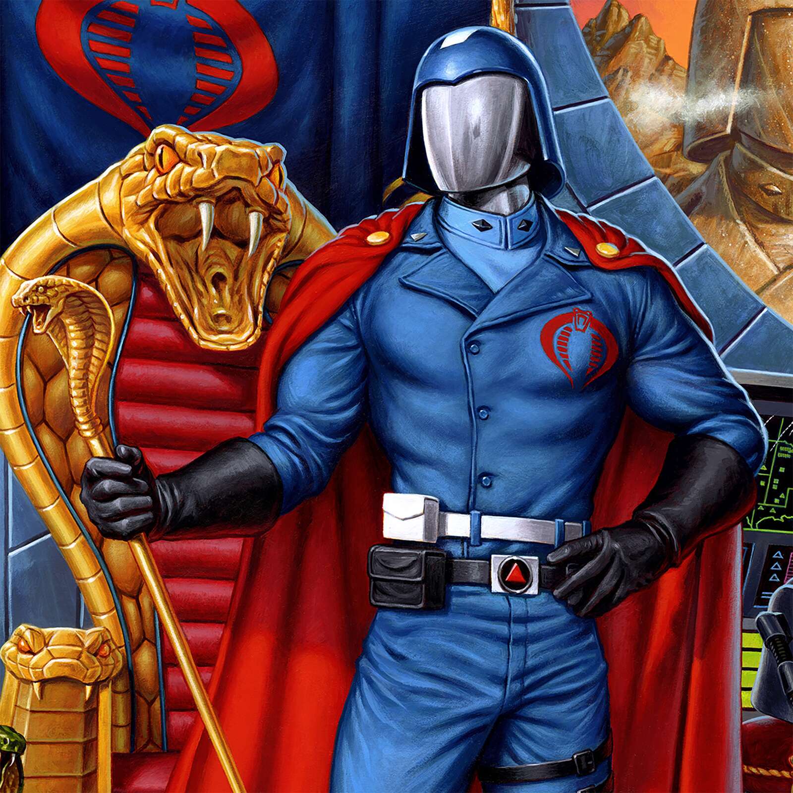 Super7 Cobra Commander print arta 46x61 cm editie 100