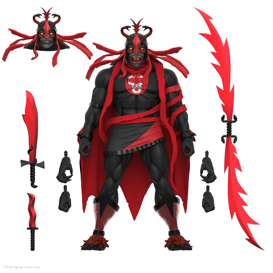 Super7 ULTIMATES Mumm-Ra figurina Ever Living negru rosu