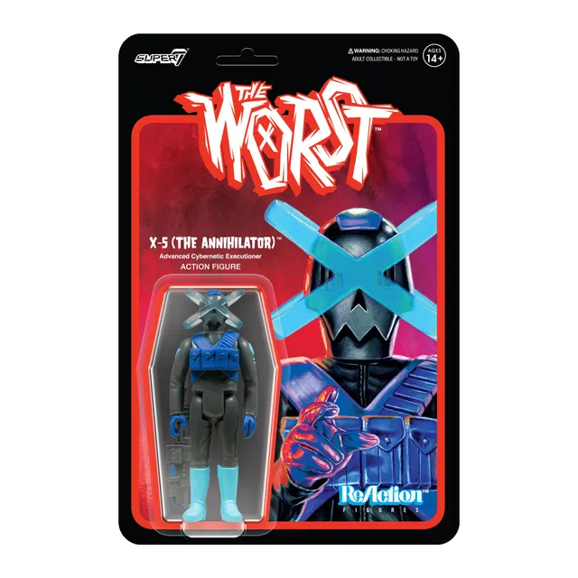 Super7 The Worst X-5 figurina Infrared robot asasin