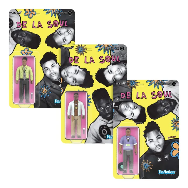 Super7 De La Soul ReAction Me Myself set 3 figurine