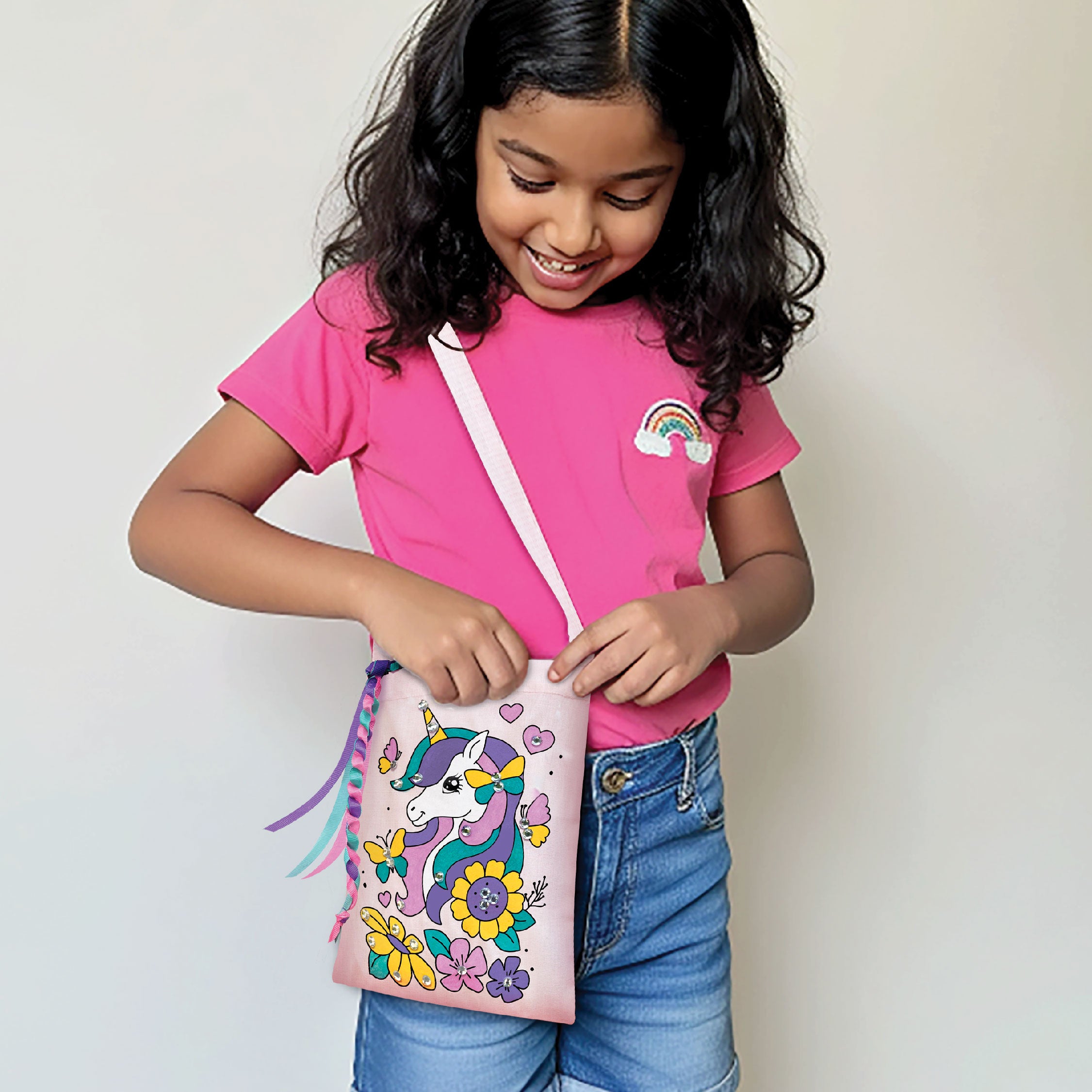 Imagimake Fabric Art Unicorn set pictura textile 5+ ani