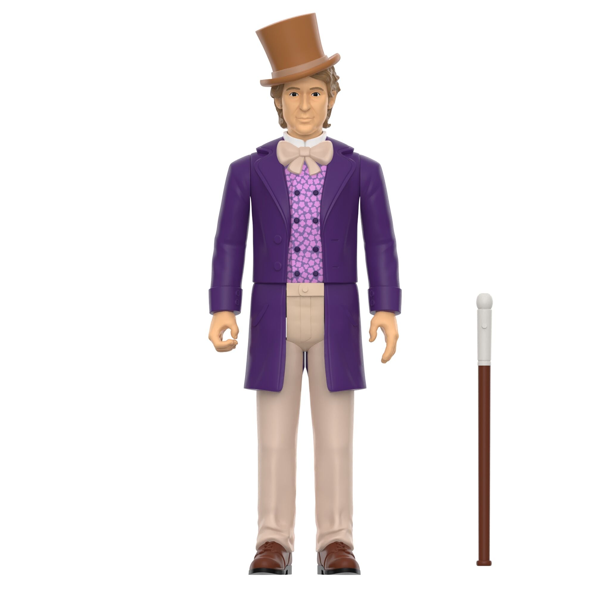 Super7 ReAction Willy Wonka figurina 9,5 cm baston