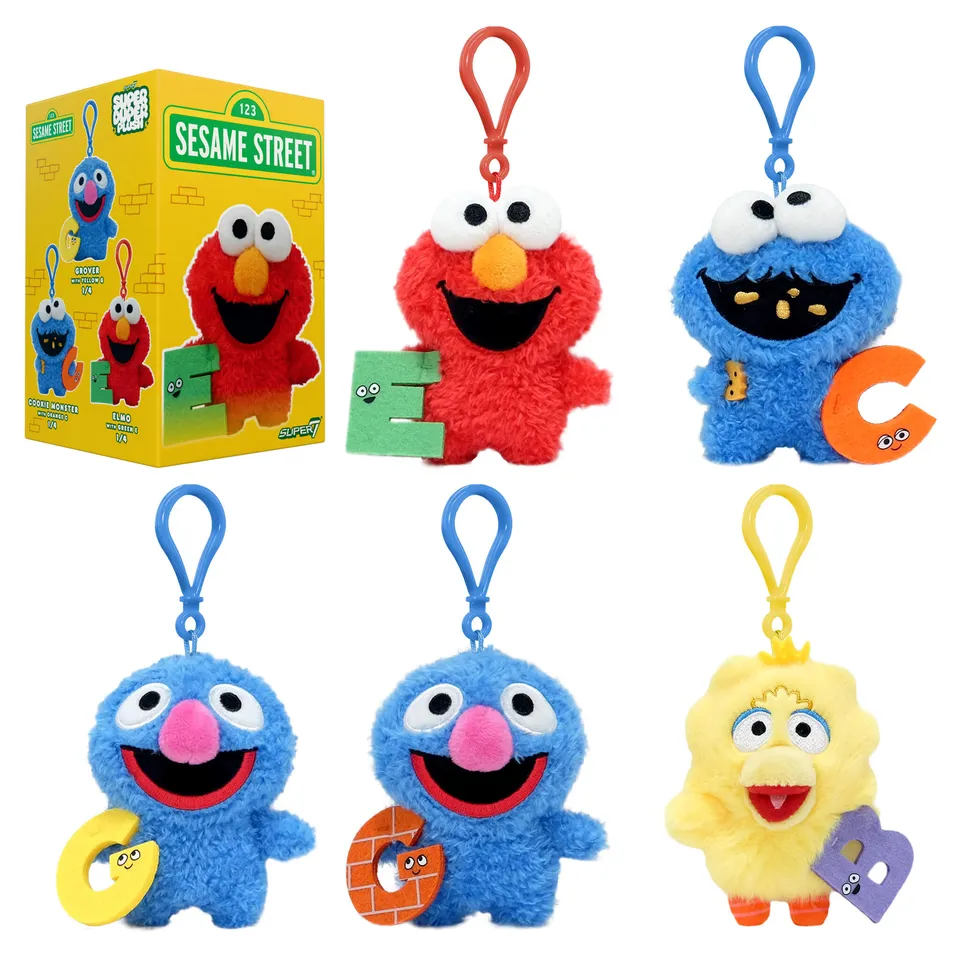 Super7 Sesame Street plus breloc blind box surpriza 10cm
