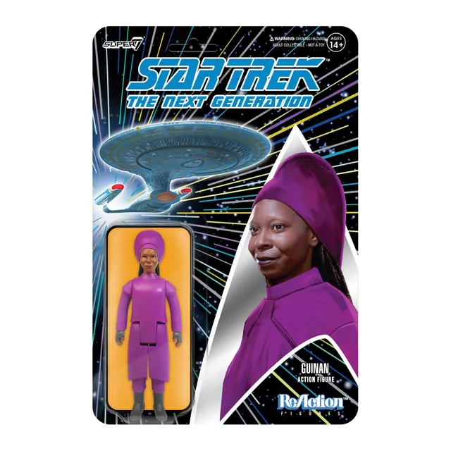 Super7 Star Trek TNG ReAction Guinan figurină Wave 1