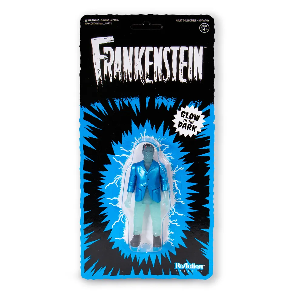 Super7 ReAction Frankenstein figurina fosforescenta