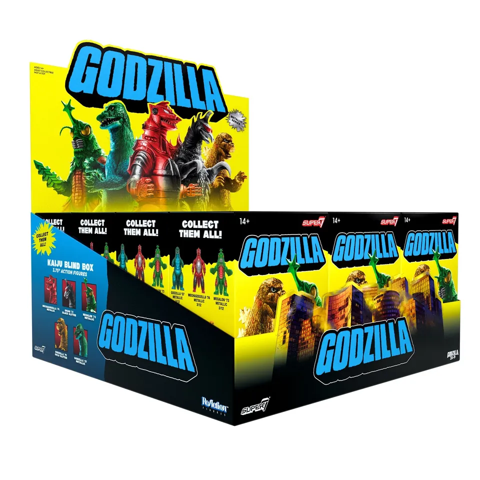 Super7 Toho Blind Box Wave 05 Metallic figurine set 12 metalic