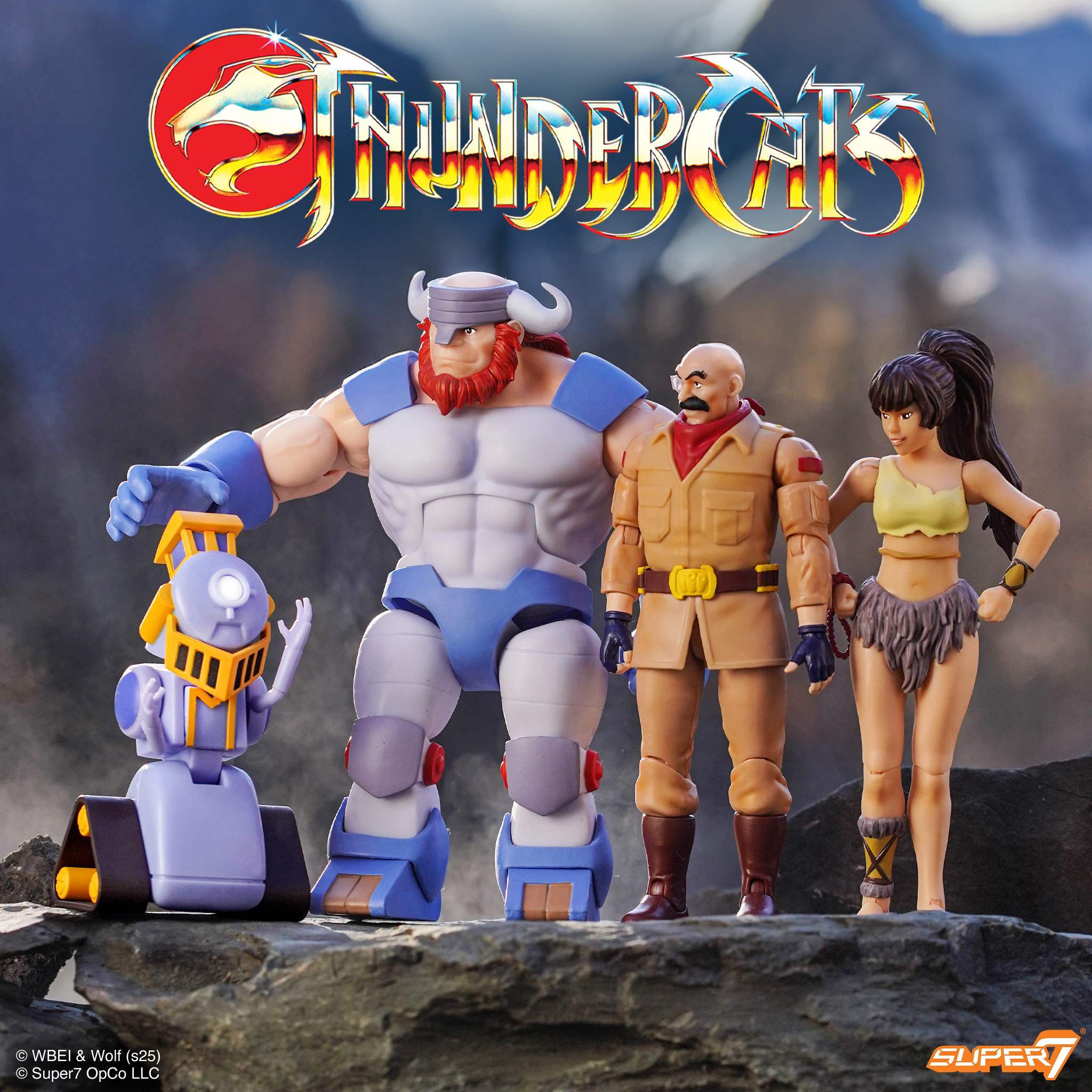 Super7 ThunderCats Ultimates Wave 12 set 3 figurine Cruncher
