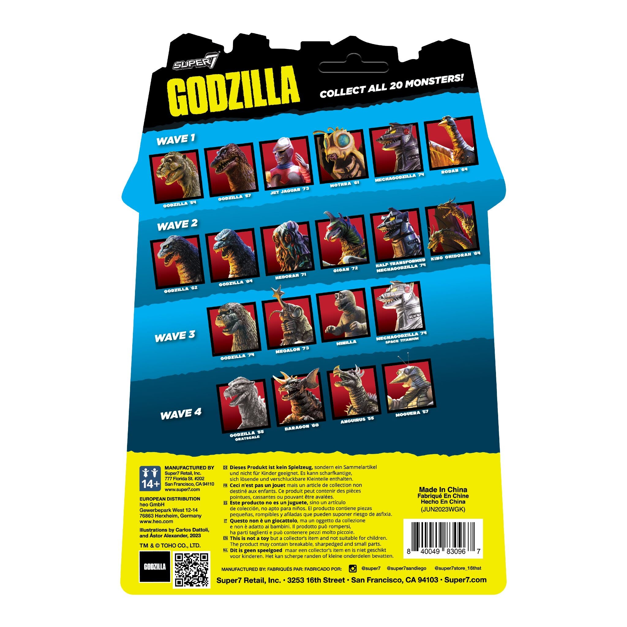 Super7 ReAction Moguera 57 figurina metalizat
