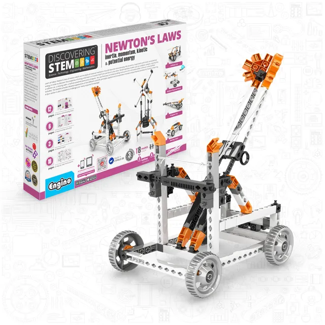 Engino Discovering STEM Newton's Laws set construcție 8 modele energie