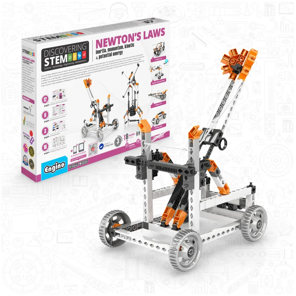 Engino Discovering STEM Newton's Laws set construcție 8 modele energie
