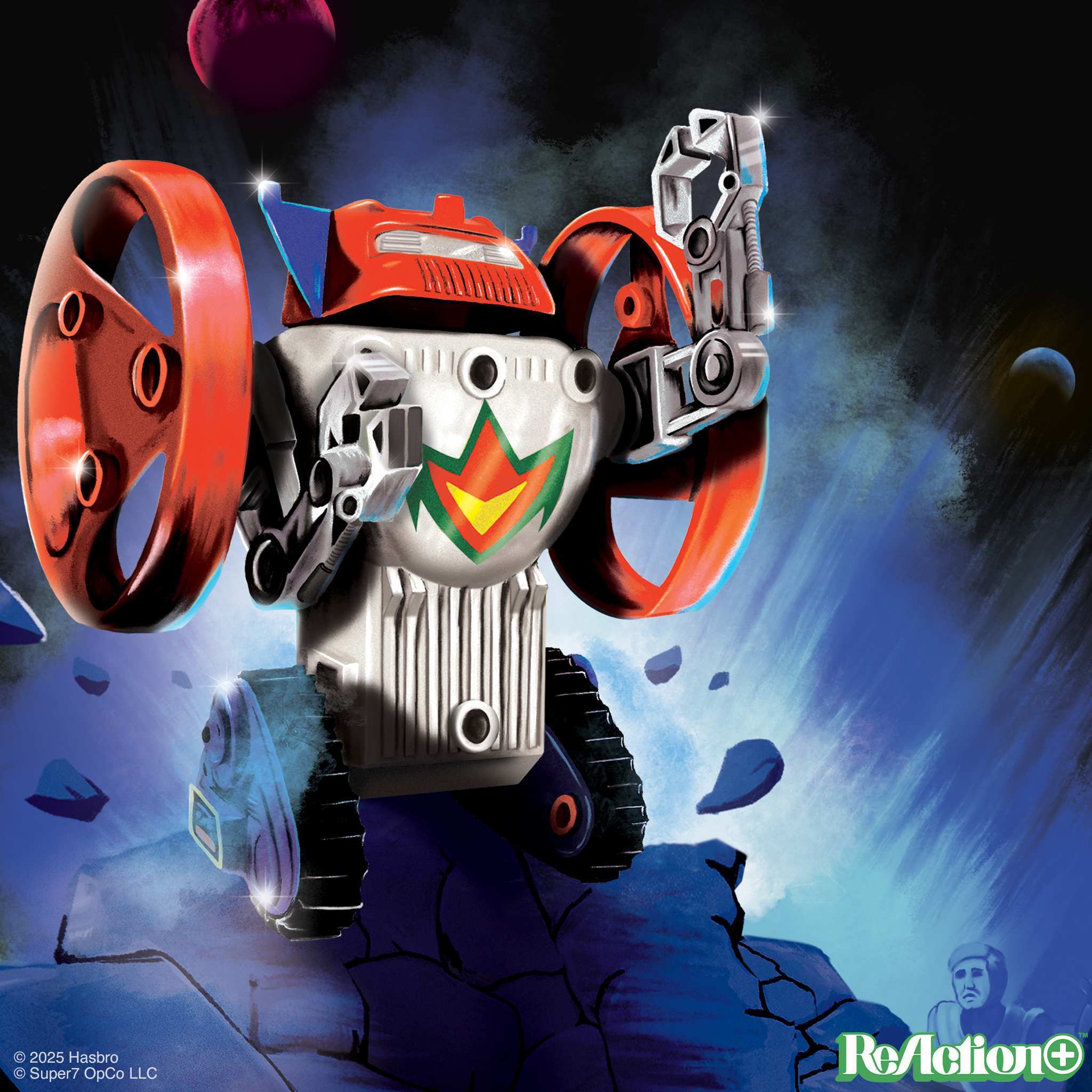 Super7 ReAction+ Micronauts Microtron Wave 02 figurina robot