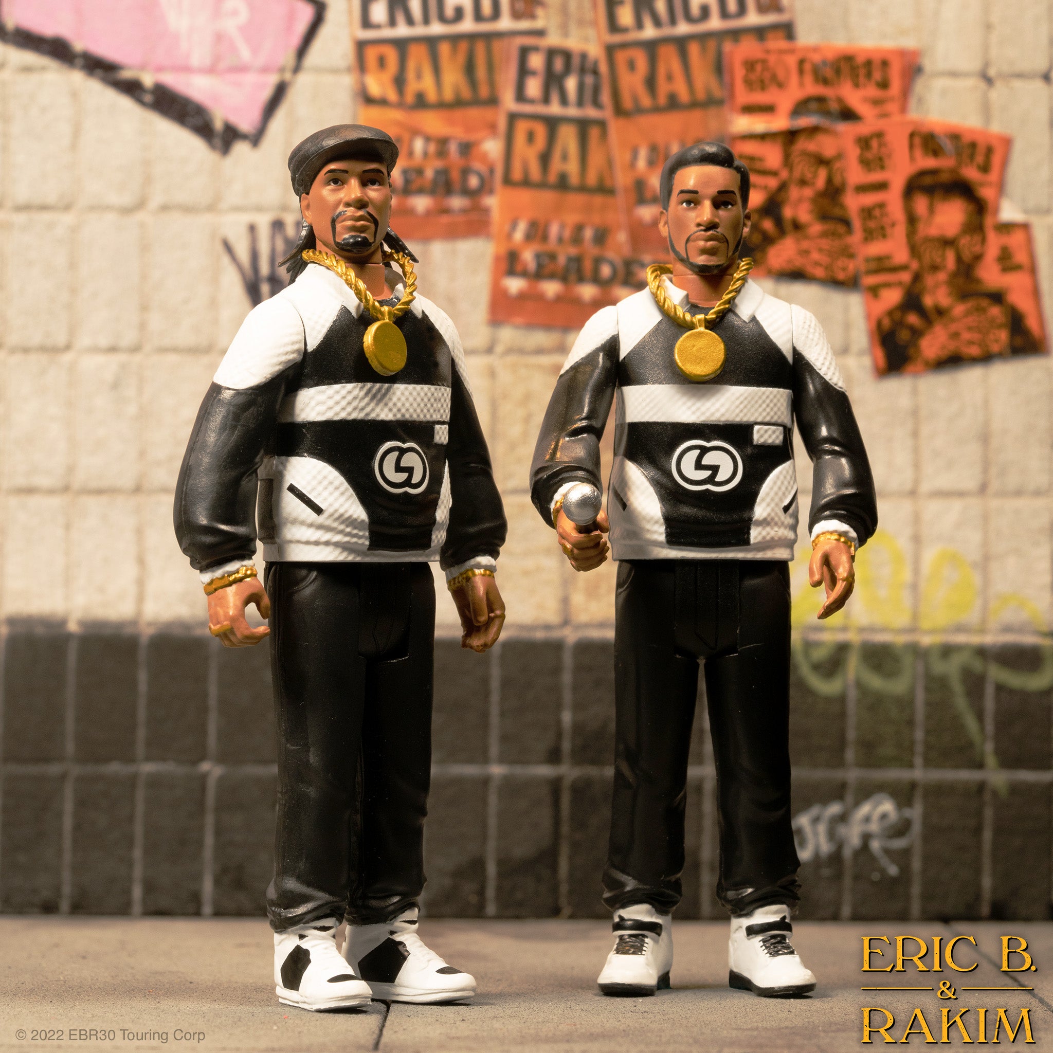 Super7 ReAction Eric B. Rakim set 2 figurine hip-hop