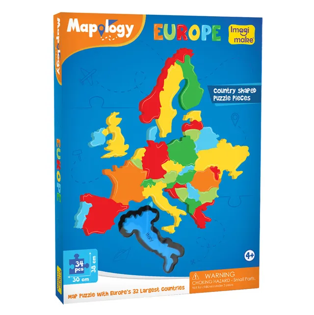 Imagimake Mapology Europa puzzle harta 32 piese spuma