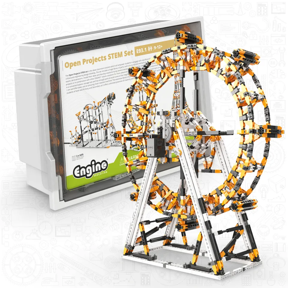 Engino Open Projects E93.1 set constructie 11 modele motorizat
