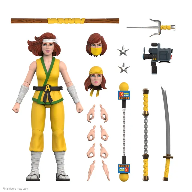 Super7 ULTIMATES! Ninja April figurina 18 cm articulata